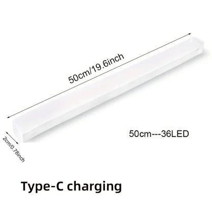 Motion Sensor Light Wireless LED Night Light Type C Rechargeable Light Cabinet Wardrobe Lamp Staircase Backlight For Kitchen LED