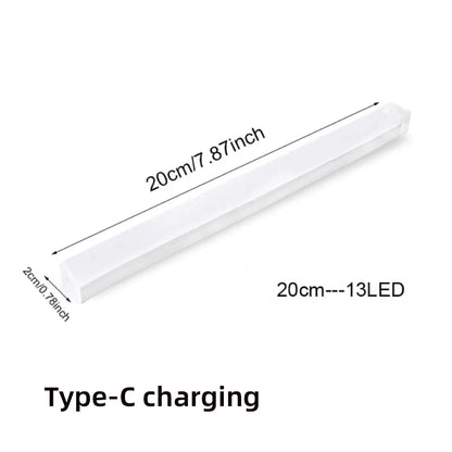 Motion Sensor Light Wireless LED Night Light Type C Rechargeable Light Cabinet Wardrobe Lamp Staircase Backlight For Kitchen LED